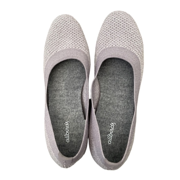 All Birds Tree Breezers Lilac Knit Ballet Flats Size 8.5 - Picture 4 of 9